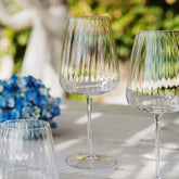 Francesca Light Blue Wine Glass